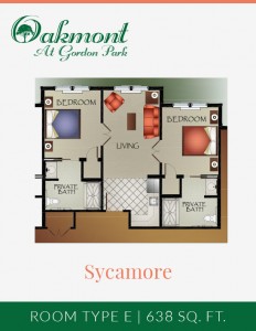 Sycamore - Assisted Living - 2BR/2BA